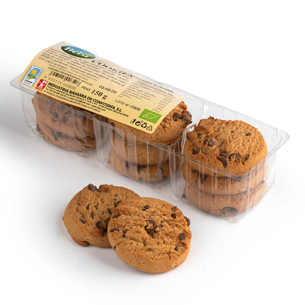 Cookies con pepitas de chocolate (Sin gluten) - Belsi